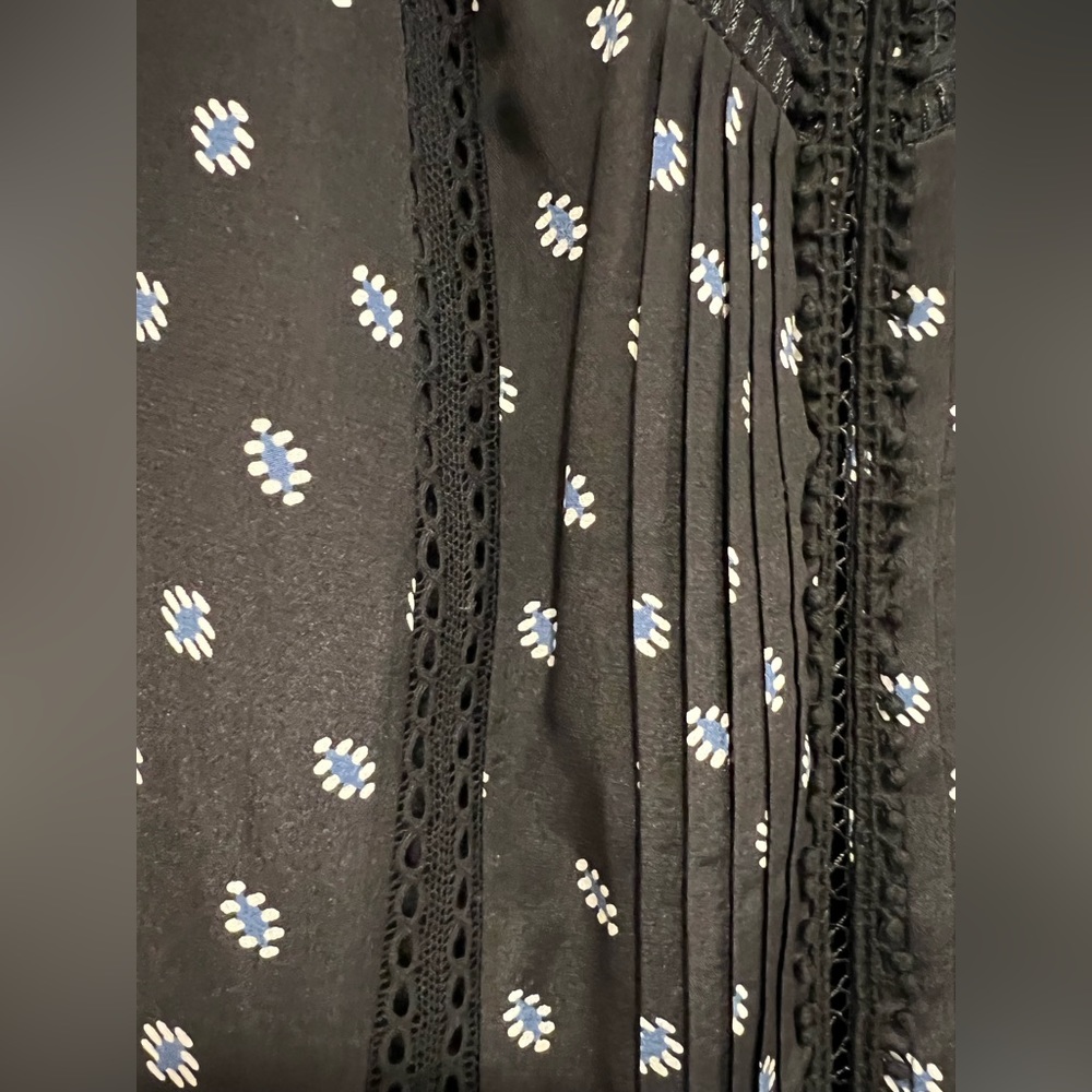 Veronica Beard Jasmine Silk Boho Dress. Lace and Macrame insets. EUC! - Picture 16 of 16